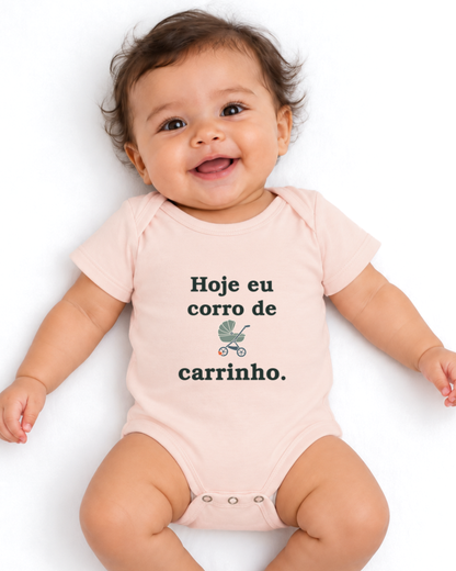 Body Infantil - Volta de Carrinho — foto com modelo