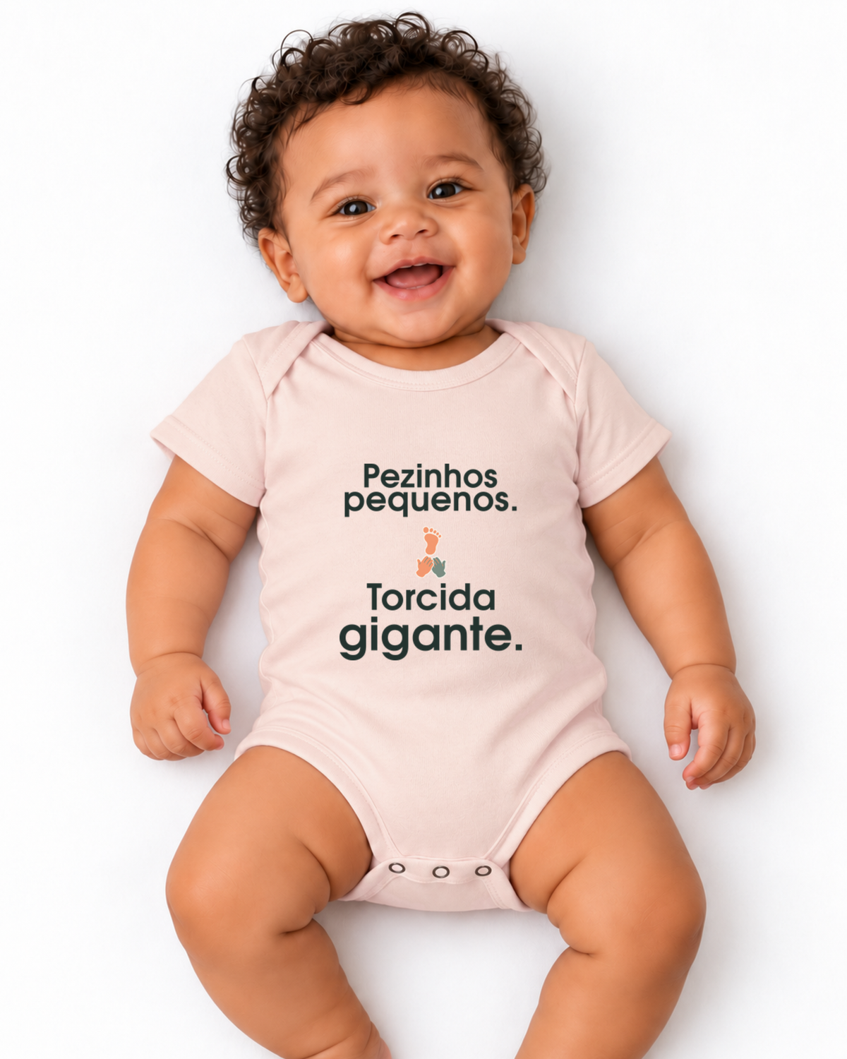 Body Infantil - Torcida Pequena — foto com modelo