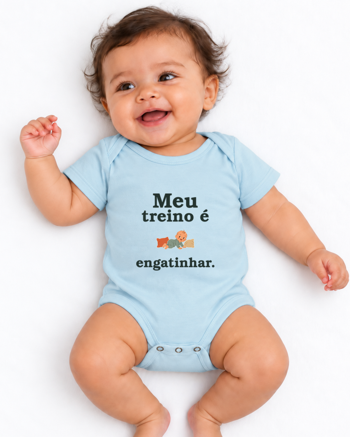 Body Infantil - Treino no Tapete — foto com modelo