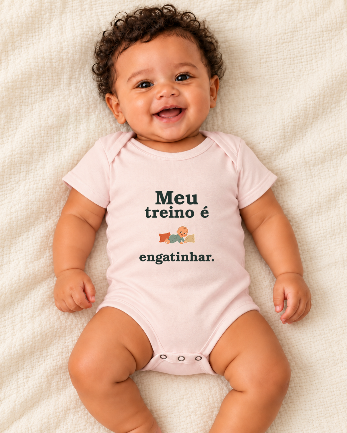 Body Infantil - Treino no Tapete — foto com modelo