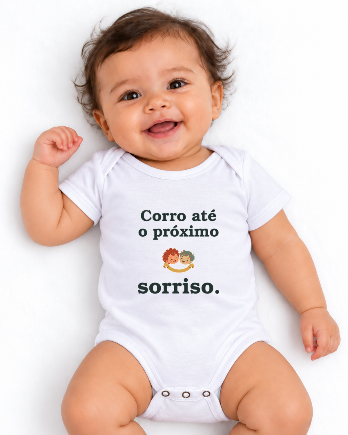 Body Infantil - Volta de Sorrisos — foto com modelo