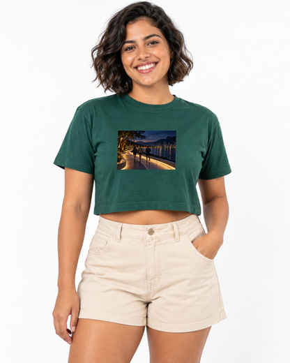 Cropped - Noite Refletiva — foto com modelo