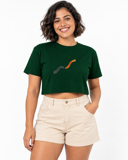 Cropped - Voltei a Correr — foto com modelo.