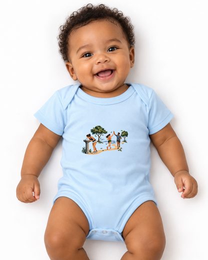 Body Infantil - Primeiro Longão — foto com modelo
