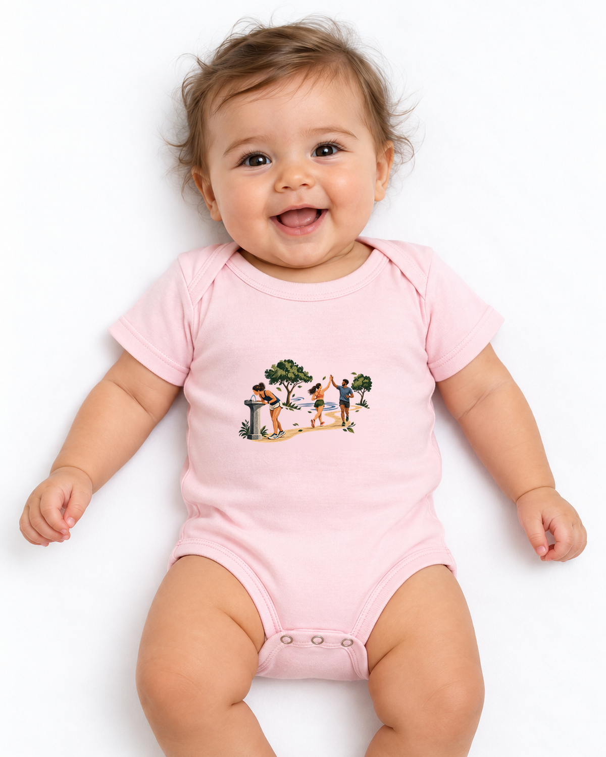 Body Infantil - Primeiro Longão — foto com modelo