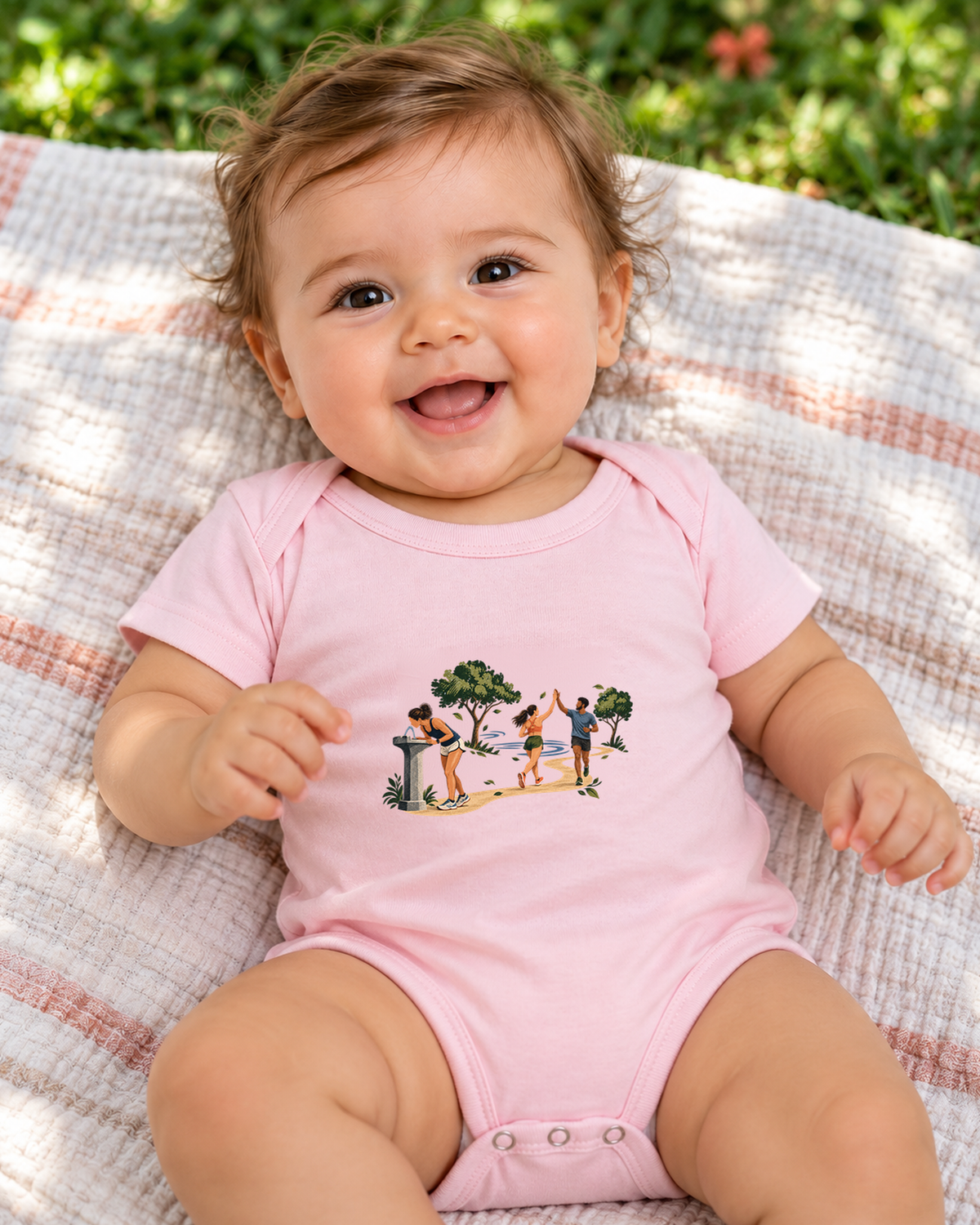 Body Infantil - Primeiro Longão — foto com modelo