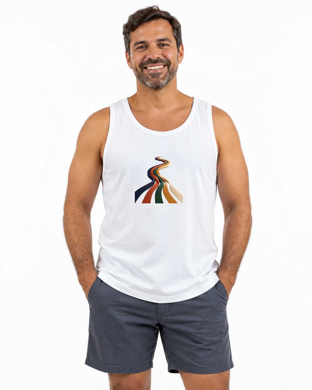 Regata Unissex - Quilômetros Compartilhados — foto com modelo