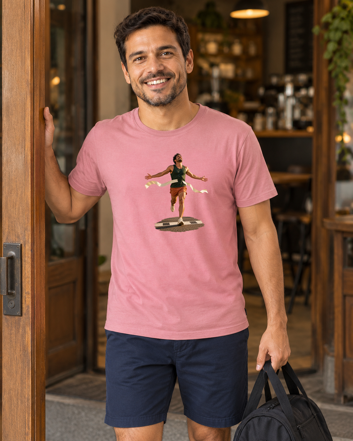 Camiseta Unissex - Chegada Particular - IMG03 - Rosa