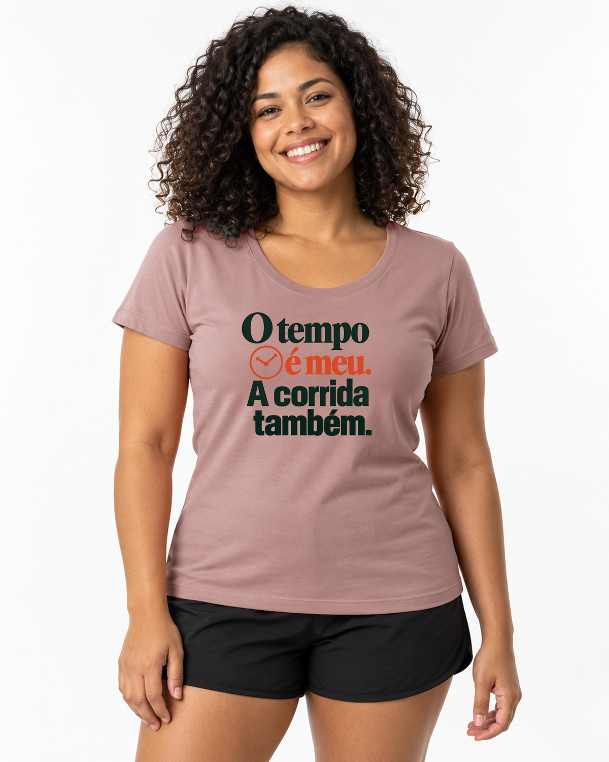 Camiseta Unissex - Hora Particular - IMG02 - Rosa