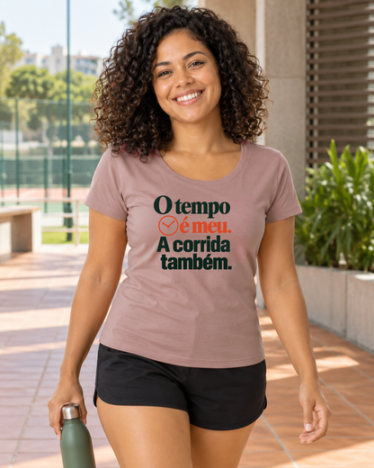 Camiseta Unissex - Hora Particular - IMG04 - Rosa