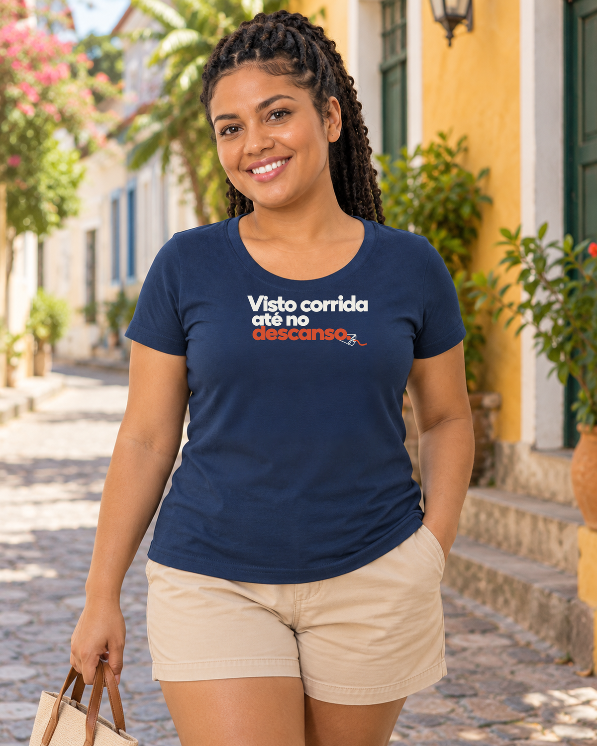 Camiseta Algodão Peruano - Corrida no Guarda-Roupa - IMG04 - Marinho