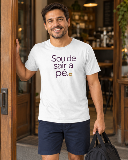 Camiseta Unissex - Gosto de Ir a Pé - IMG03 - Branca