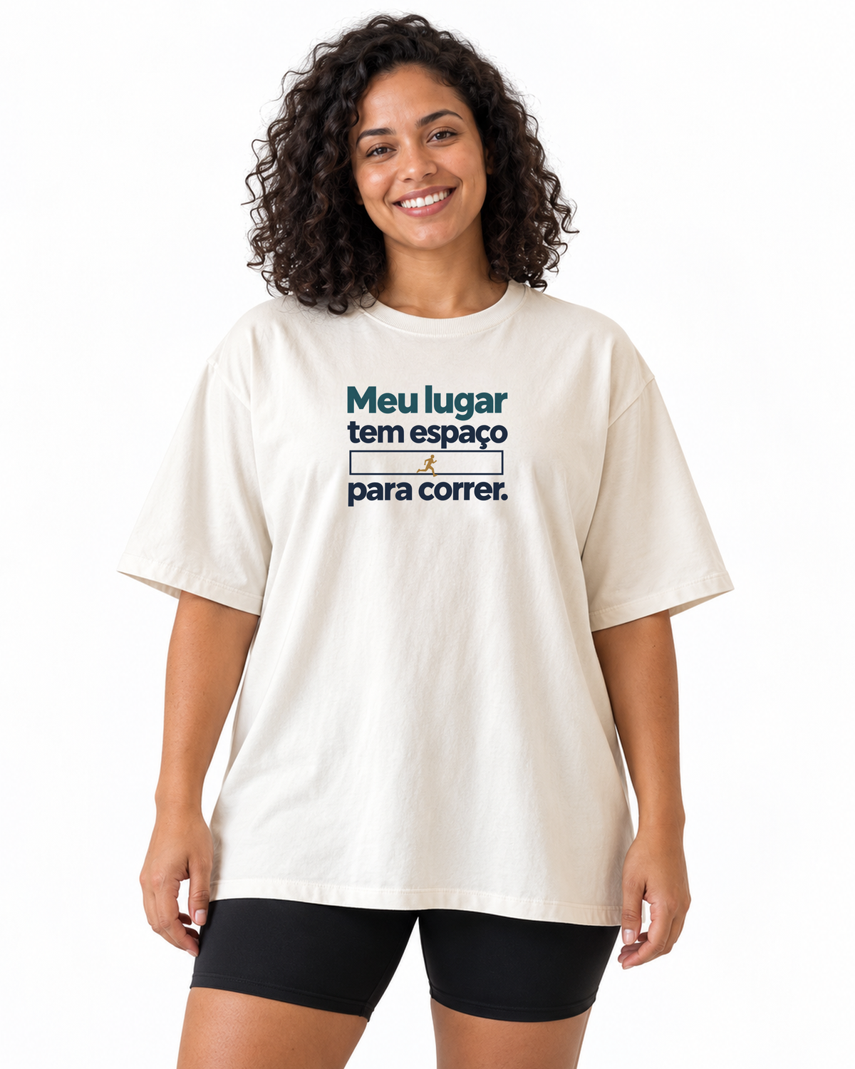 Camiseta Oversized - Lugar para Correr - IMG02 - Off-white