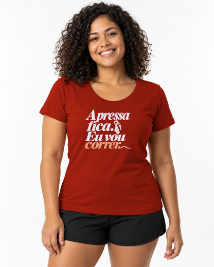 Camiseta Unissex - Pressa Pendurada - IMG02 - Vermelho