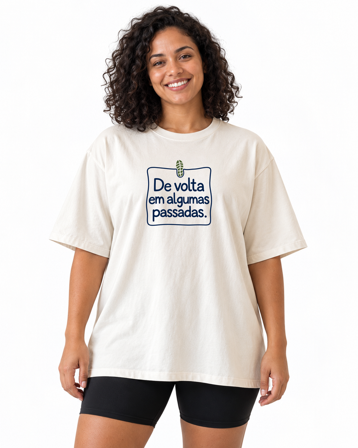Camiseta Oversized - Aviso de Saída - IMG02 - Off-white
