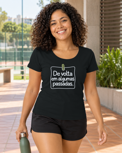 Camiseta Unissex - Aviso de Saída - IMG04 - Preta