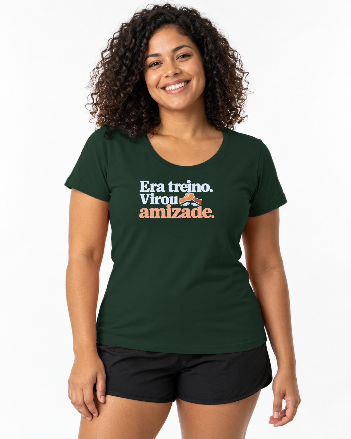 Camiseta Unissex - Amizade Salva - IMG02 - Verde