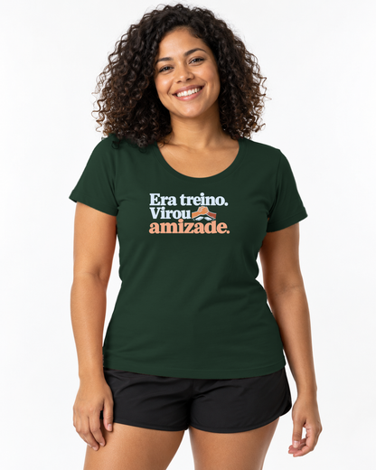 Camiseta Unissex - Amizade Salva - IMG02 - Verde