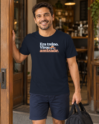 Camiseta Unissex - Amizade Salva - IMG03 - Marinho