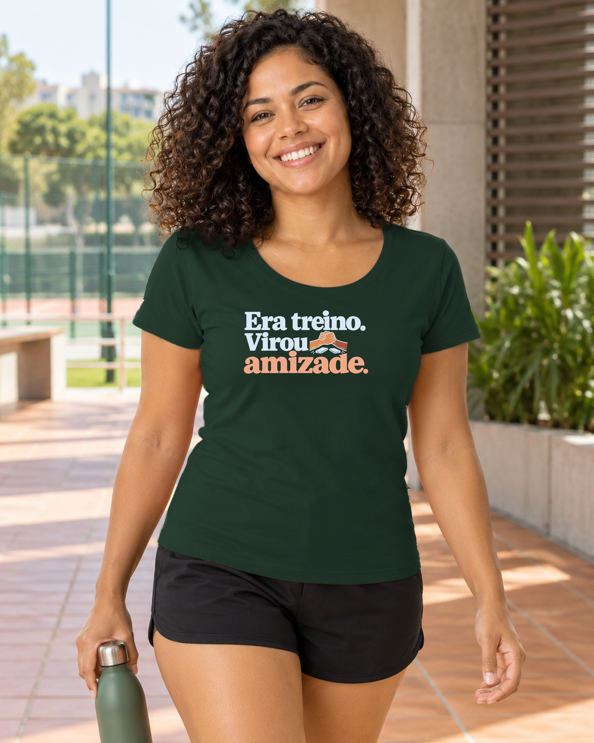 Camiseta Unissex - Amizade Salva - IMG04 - Verde