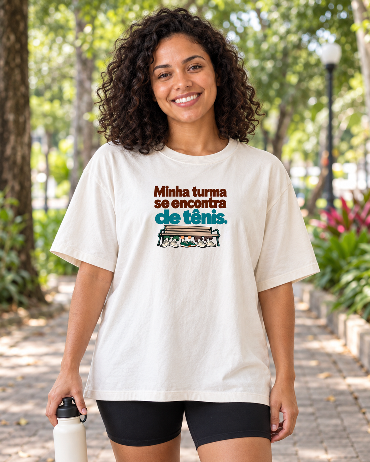 Camiseta Oversized - Turma de Rua - IMG04 - Off-white