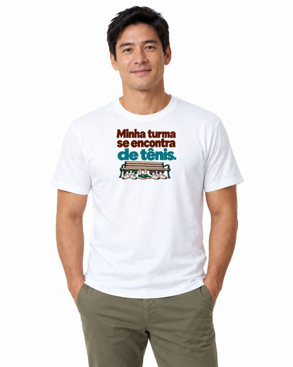 Camiseta Algodão Peruano - Turma de Rua - IMG01 - Branca