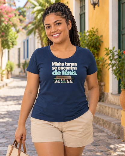 Camiseta Algodão Peruano - Turma de Rua - IMG04 - Marinho