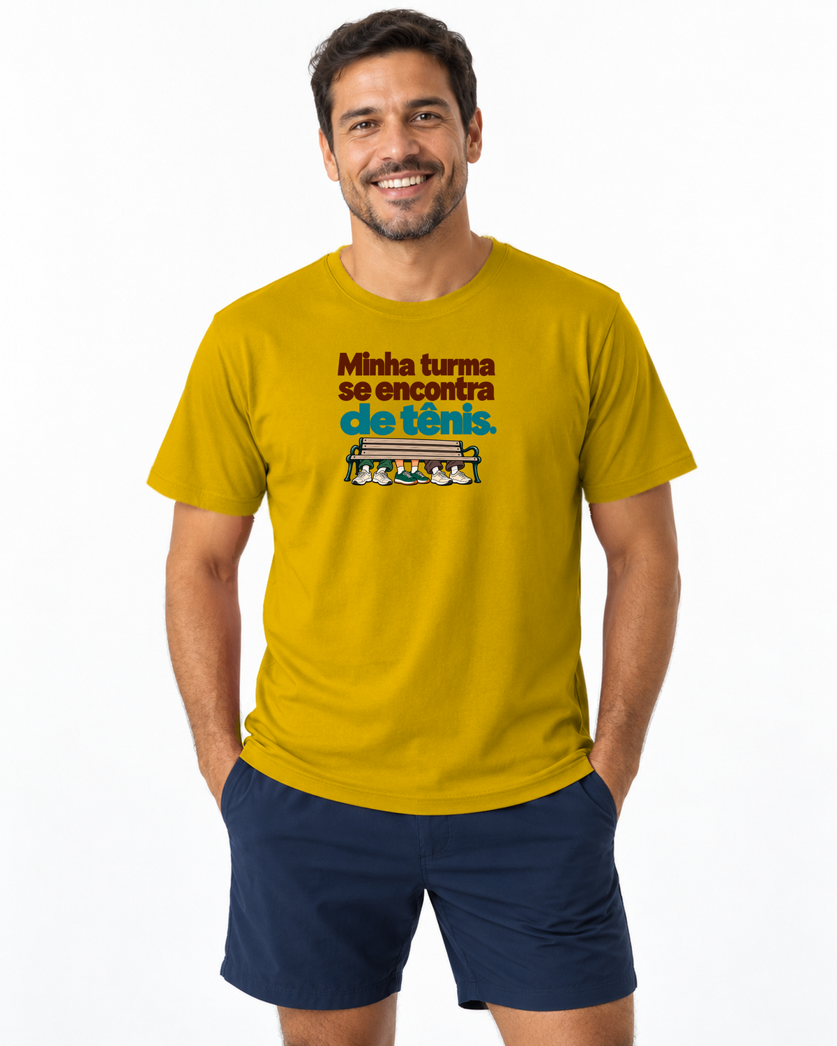 Camiseta Unissex - Turma de Rua - IMG01 - Amarelo