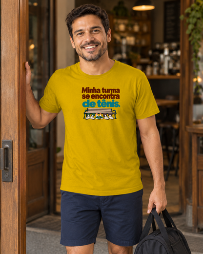 Camiseta Unissex - Turma de Rua - IMG03 - Amarelo