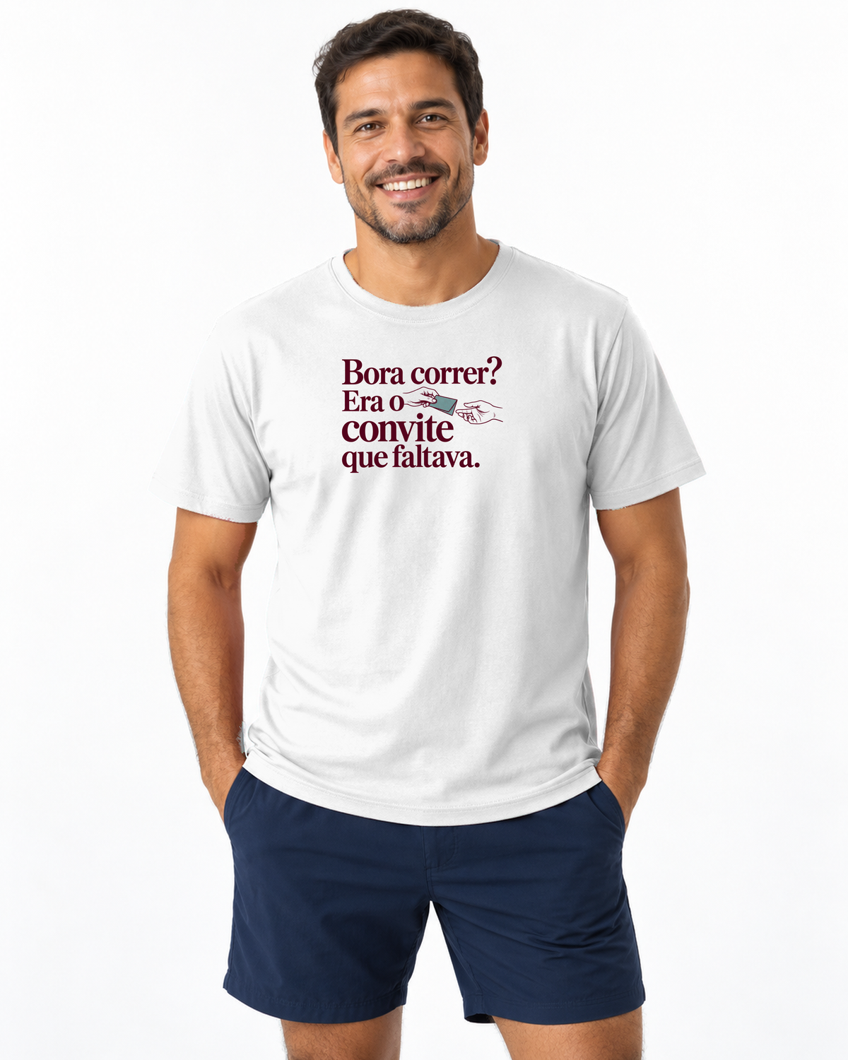 Camiseta Unissex - Convite Aceito - IMG01 - Branca