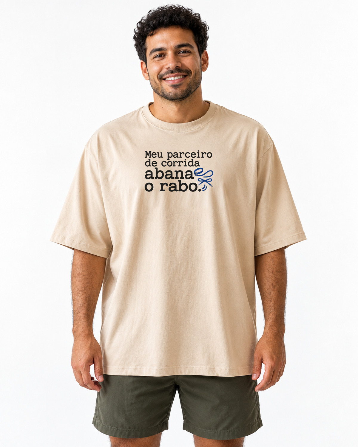 Camiseta Oversized - Companhia de Passeio - IMG01 - Areia