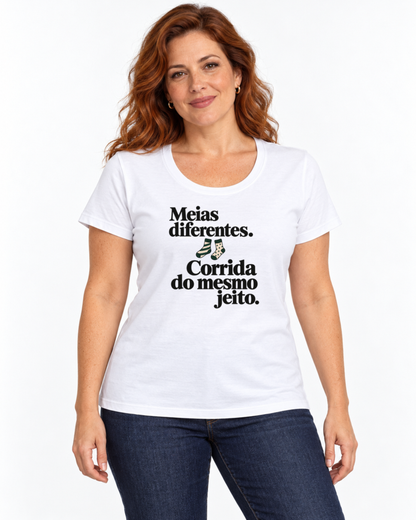 Camiseta Algodão Peruano - Par Diferente — foto com modelo
