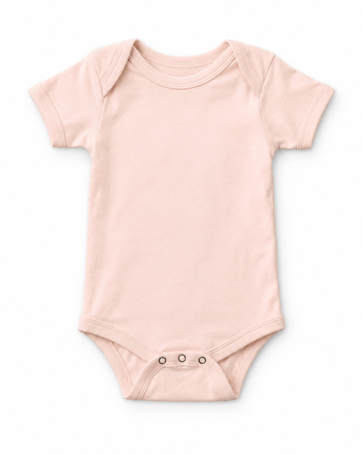 Body Infantil Essencial Entrevoltas liso Rosa Bebê – segunda cor
