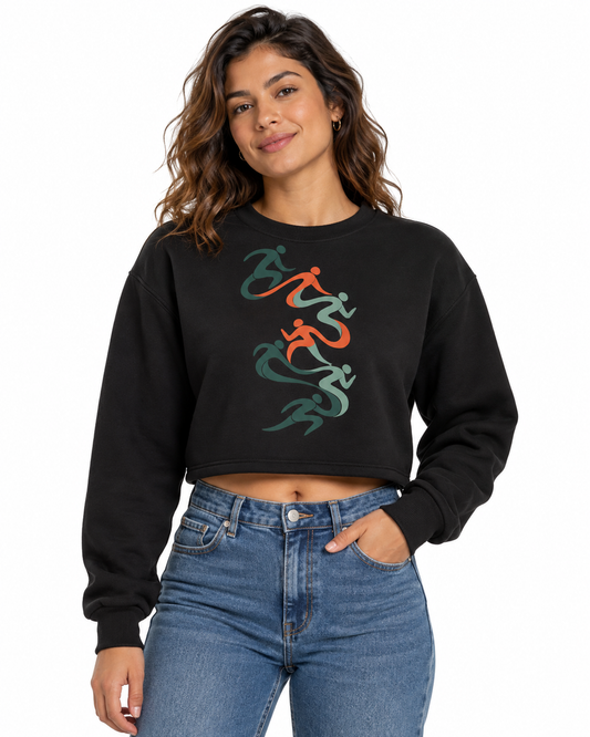 Moletom Cropped - Movimento Contínuo
