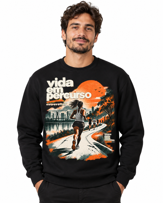 Suéter moletom - Vida em Percurso