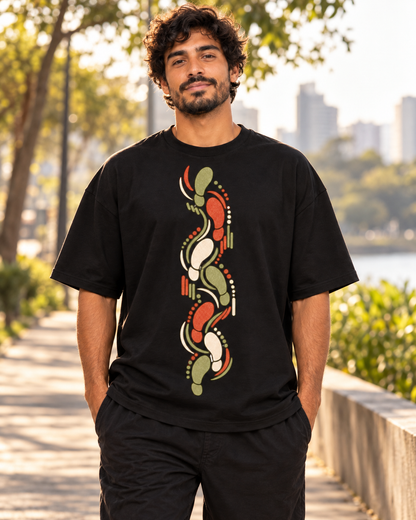 Camiseta Oversized - Sistema de passadas