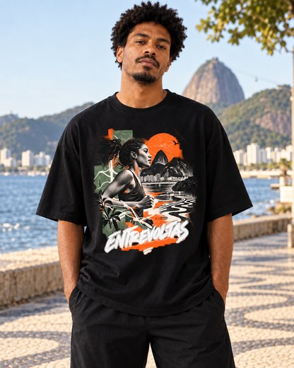 Camiseta Oversized - Entrevoltas em Movimento