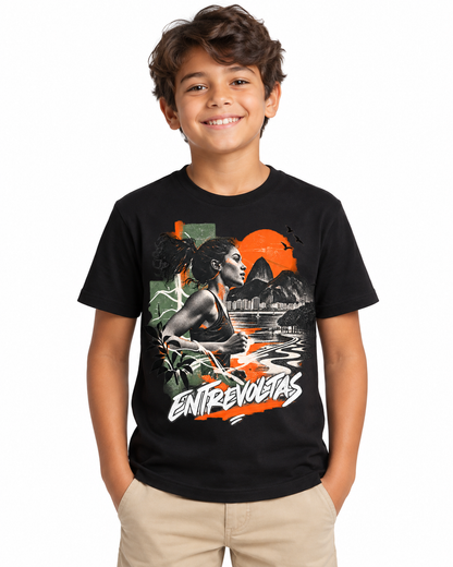 Camiseta infantil - Entrevoltas em Movimento