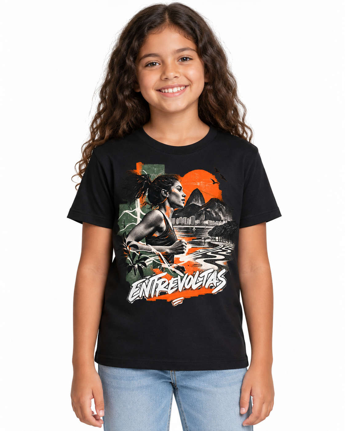 Camiseta infantil - Entrevoltas em Movimento