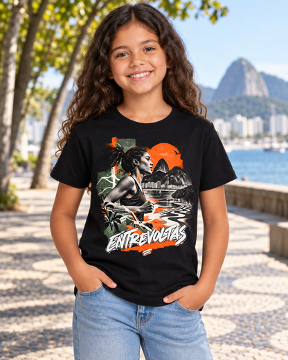 Camiseta infantil - Entrevoltas em Movimento