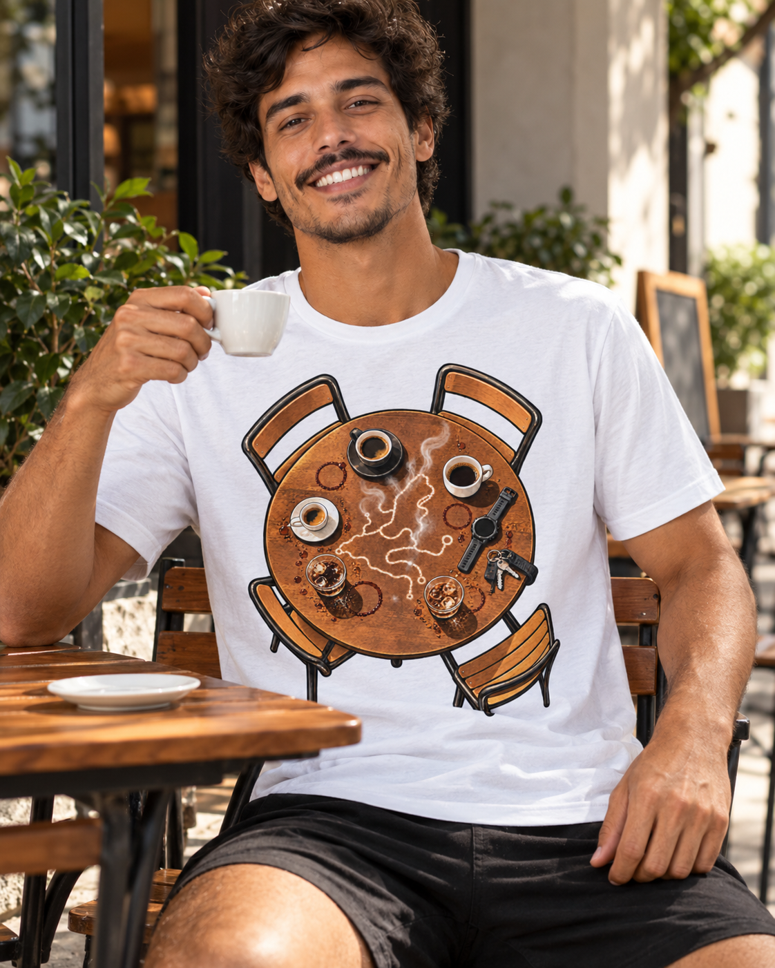 Camiseta Unissex - Café Depois do Corre