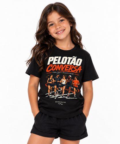 Camiseta infantil - Pelotão Conversa