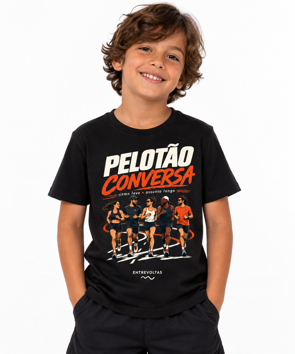 Camiseta infantil - Pelotão Conversa