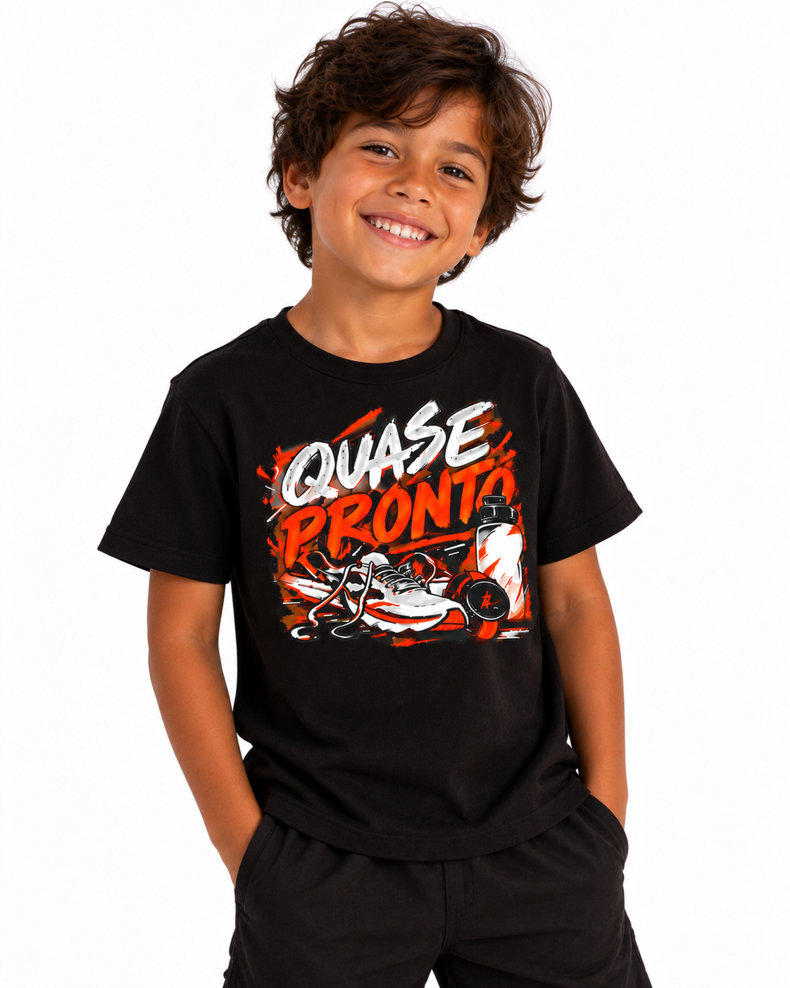 Camiseta Infantil - Cinco Minutos Para Sair