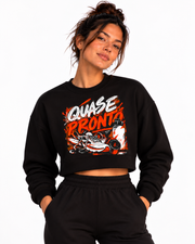 Cropped Moletom - Cinco Minutos Para Sair