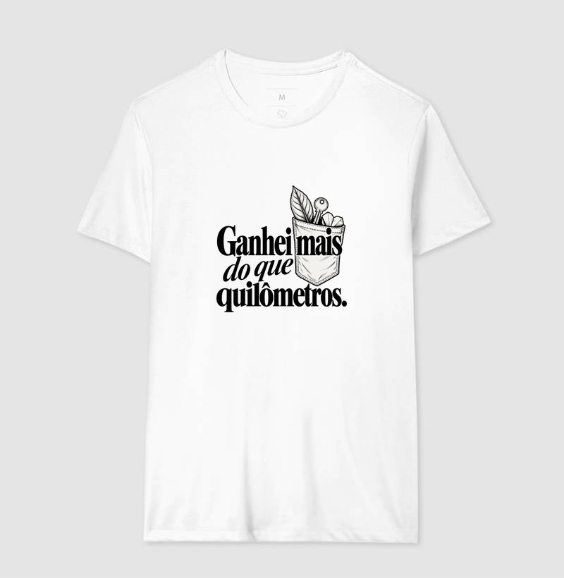 Camiseta Unissex - Conquista de Rua — Masculino, Branca