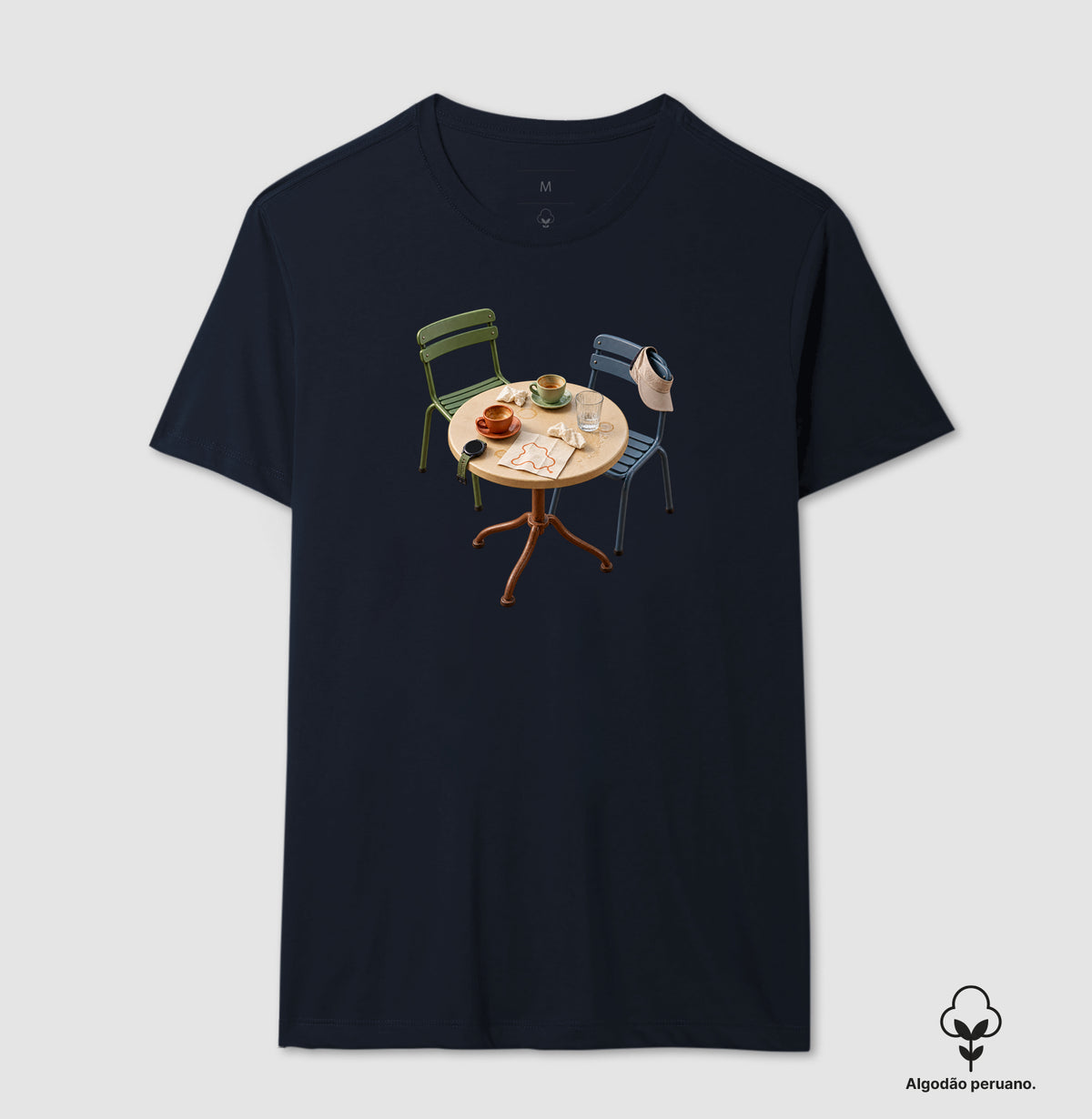 Camiseta Algodão Peruano - Mesa de Encontro