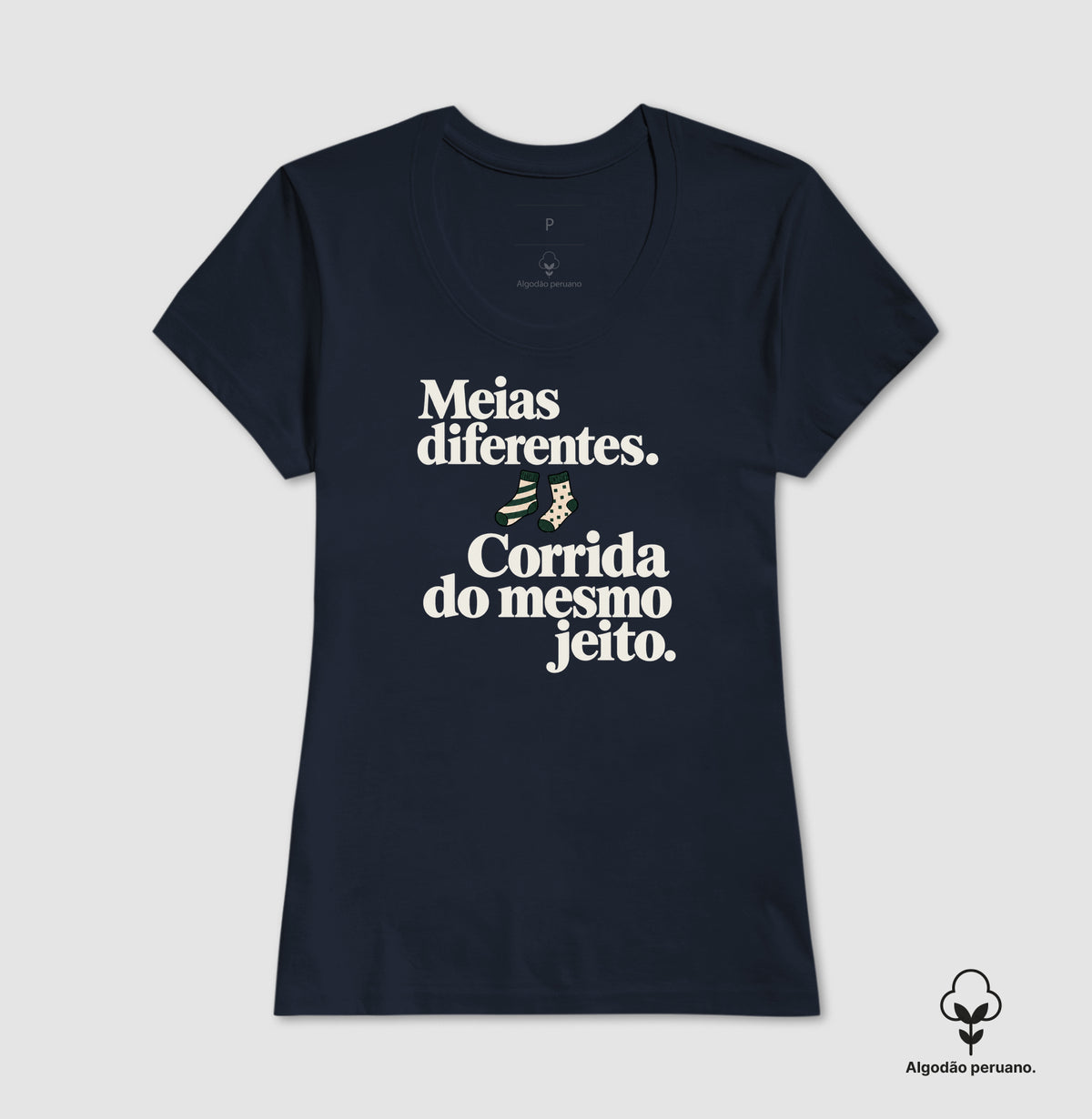 Camiseta Algodão Peruano - Par Diferente