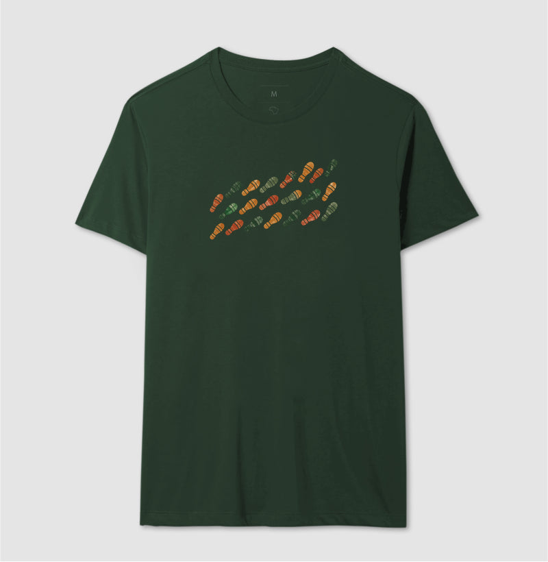 Camiseta Unissex - Passos que Ficaram, Masculino, Verde