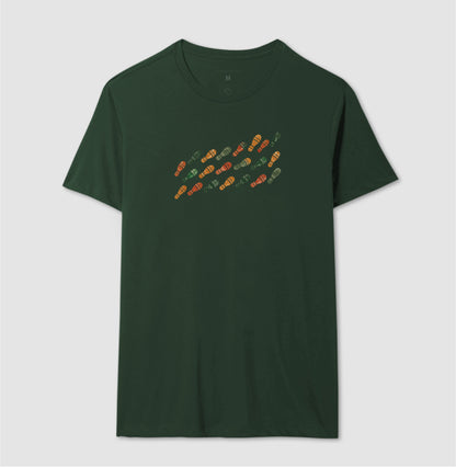 Camiseta Unissex - Passos que Ficaram, Masculino, Verde